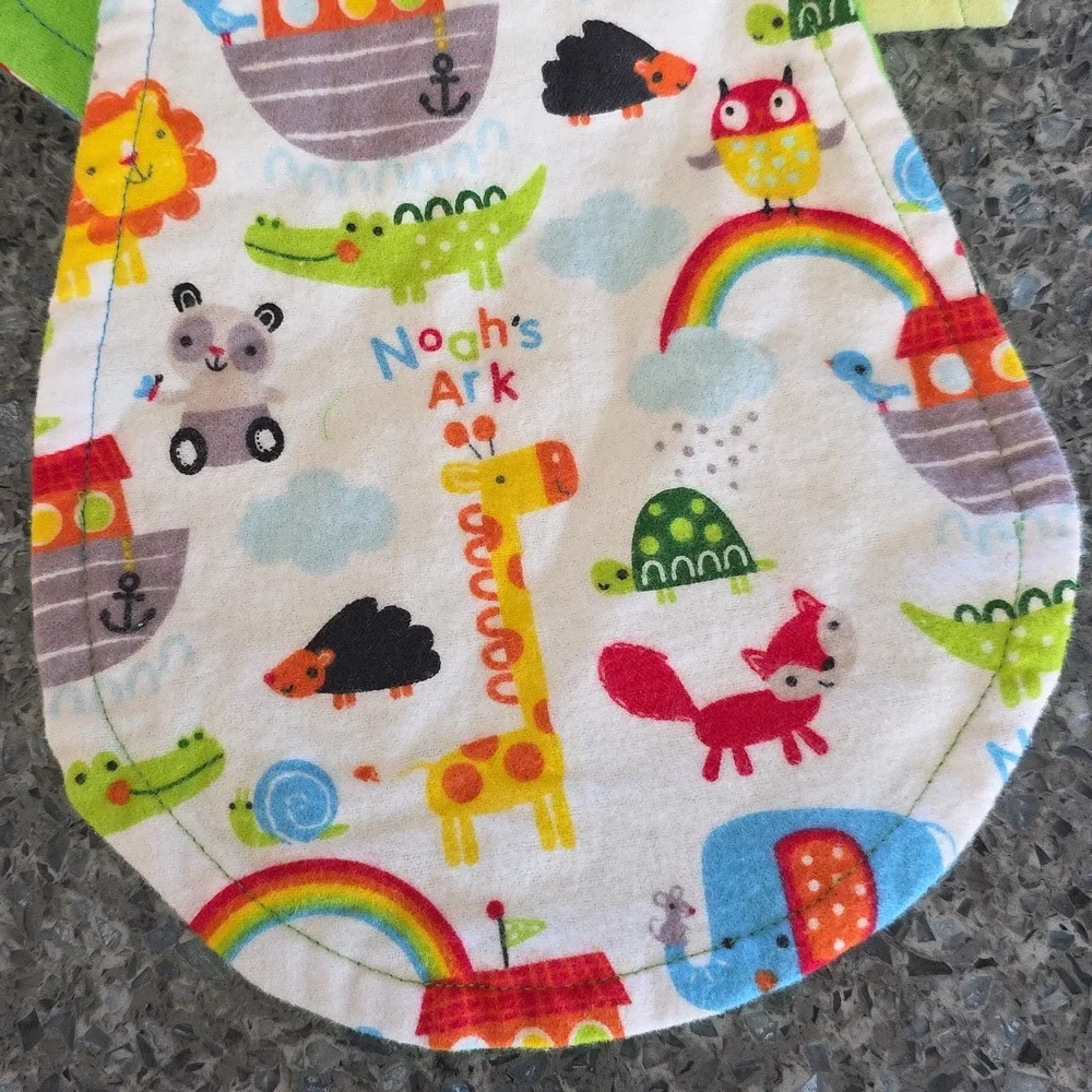 Colorful Kids Patterned Burp Cloths